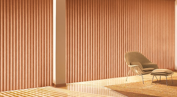 Hunter Douglas Somner® Custom Vertical Blinds Paramus, New Jersey (NJ) vertical blinds, sliding glass door blinds
