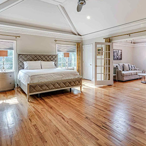 Quilted Upholstered Bed Master Bedroom Suite