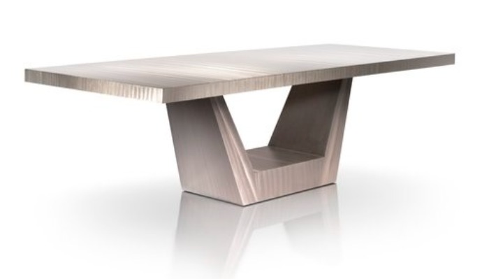 metall naples dining table